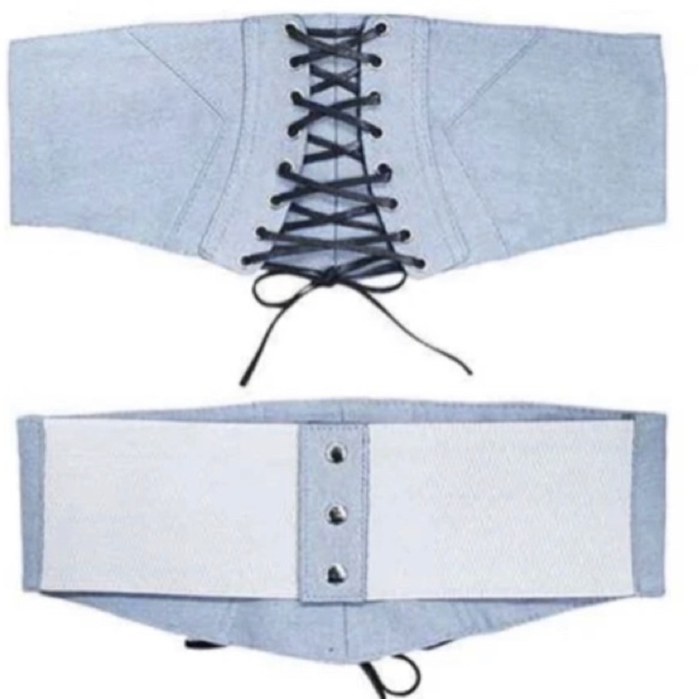 Denim Snap Belt